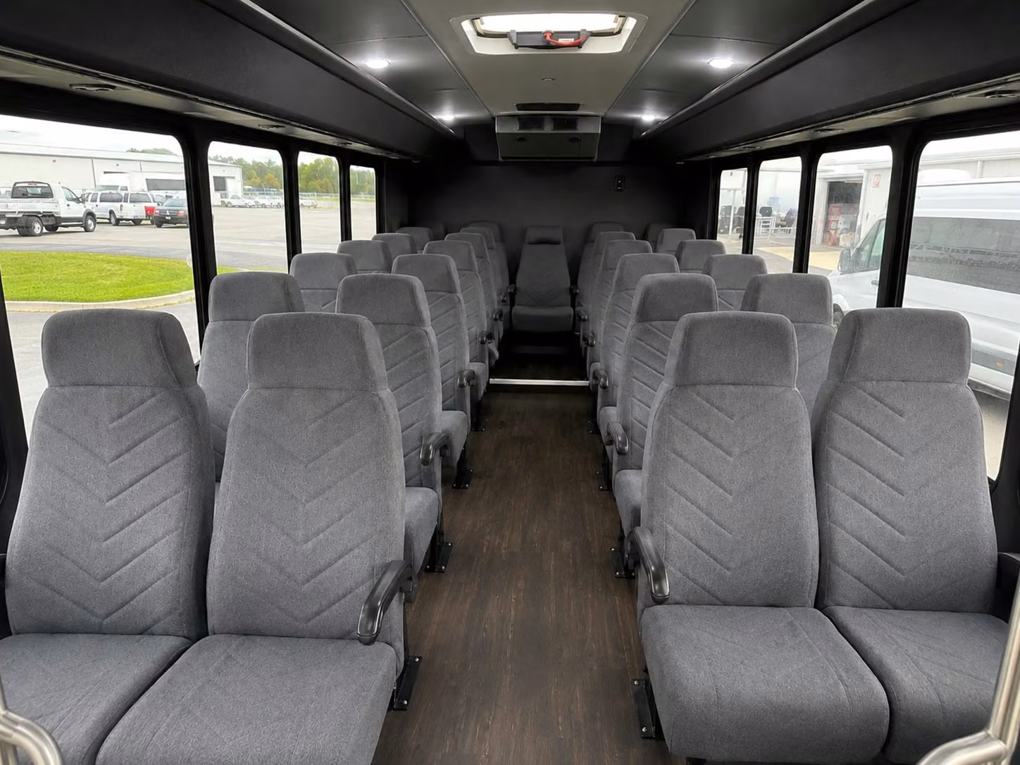 15 passenger minibus interior