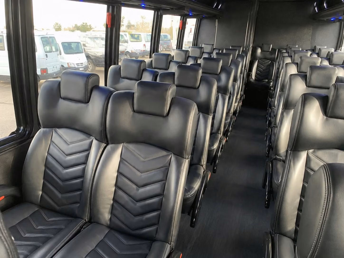 18 passenger minibus interior