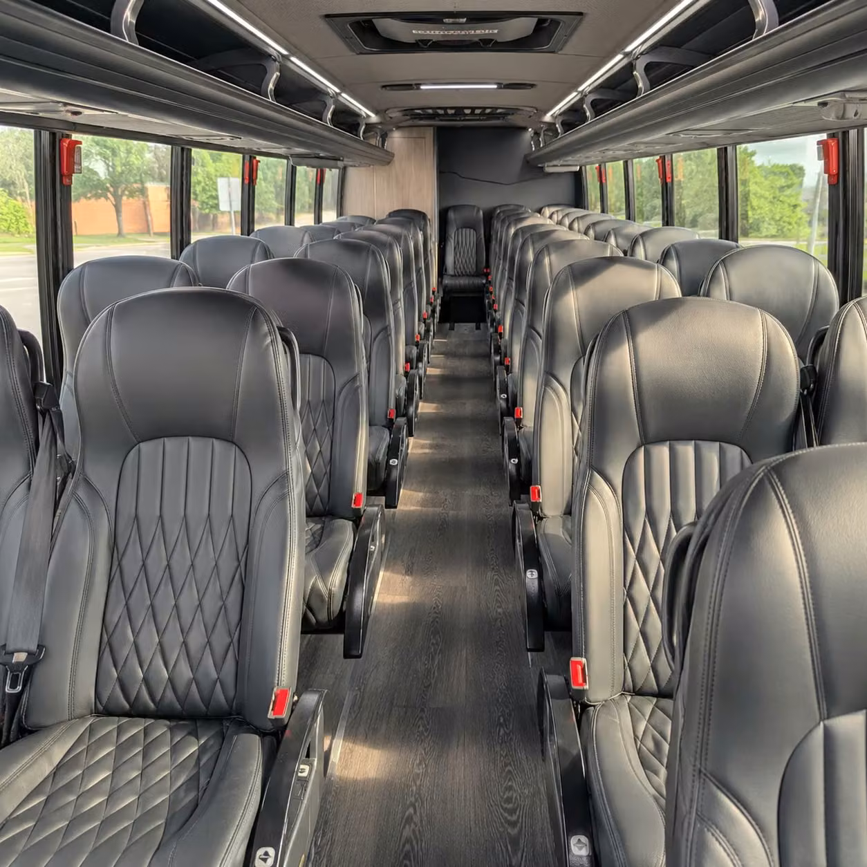 25 passenger minibus inside