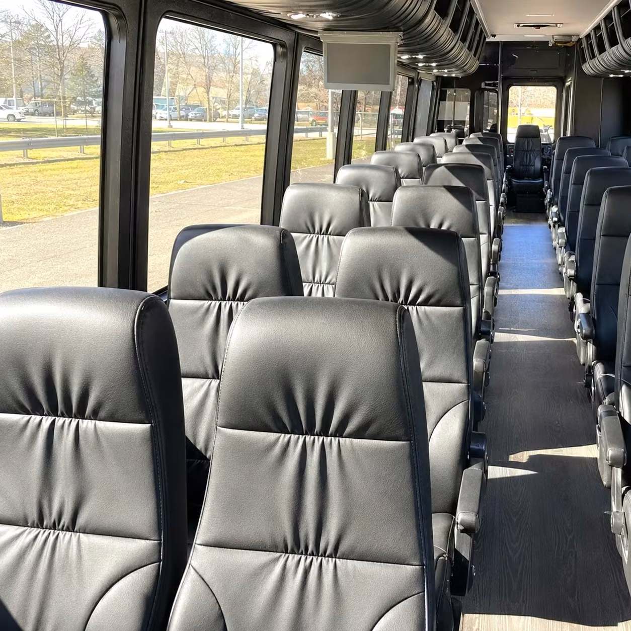 28 passenger minibus interior